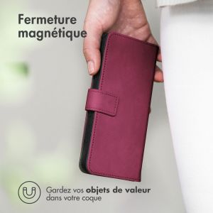 iMoshion Étui de téléphone portefeuille Luxe Samsung Galaxy A14 (5G/4G) - Bordeaux