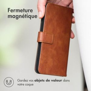 iMoshion Étui de téléphone portefeuille Luxe Oppo A17 - Brun