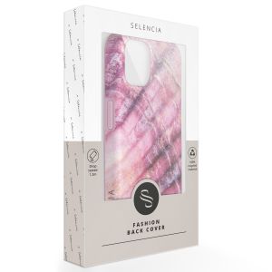 Selencia Aurora Coque Fashion iPhone 14 Pro - ﻿Coque durable - 100 % recyclée - Ocean Shell Purple