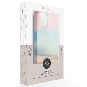 Selencia Aurora Coque Fashion iPhone 14 Pro Max - ﻿Coque durable - 100 % recyclée - Sky Sunset Multicolor