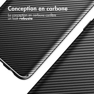 iMoshion Coque silicone Carbon Oppo A17 - Noir