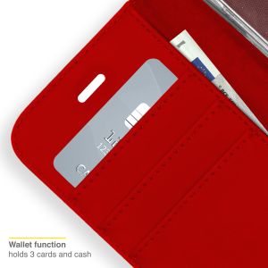 Accezz Étui de téléphone portefeuille Wallet iPhone 13 Pro - Rouge