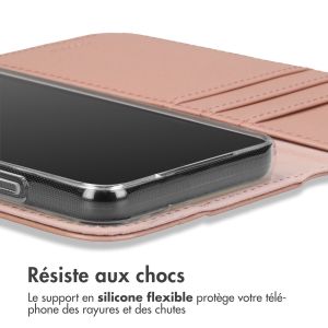 Accezz Étui de téléphone portefeuille Wallet Samsung Galaxy A33 - Rose Dorée