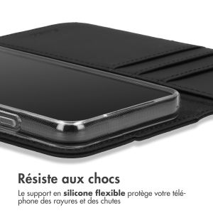 Accezz Étui de téléphone Wallet iPhone 14 Pro Max - Noir