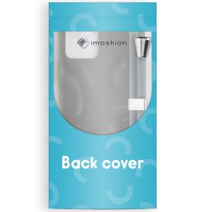 iMoshion ﻿Coque en silicone avec cordon iPhone 12 (Pro) - Gris clair