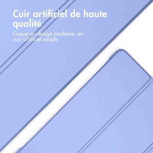 iMoshion Coque tablette rigide Trifold Samsung Galaxy Tab S9 Plus 12.4 pouces - Violet