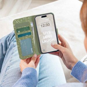 iMoshion Étui de téléphone portefeuille Design Samsung Galaxy A33 - Green Flowers
