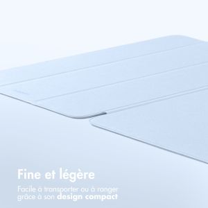 iMoshion Magnetic etui de téléphone portefeuille iPad Air 5 (2022) / Air 4 (2020) - Bleu clair