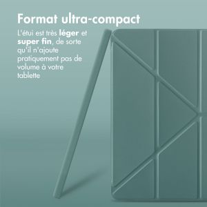 iMoshion Coque tablette Origami Samsung Galaxy Tab S6 Lite / Tab S6 Lite (2022) - Vert foncé