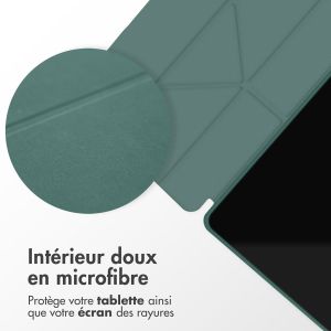 iMoshion Coque tablette Origami iPad 9 (2021) 10.2 pouces / iPad 8 (2020) 10.2 pouces / iPad 7 (2019) 10.2 pouces - Vert foncé