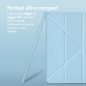 iMoshion Coque tablette Origami Samsung Galaxy Tab S6 Lite / Tab S6 Lite (2022) - Bleu clair