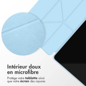 iMoshion Coque tablette Origami iPad 9 (2021) 10.2 pouces / iPad 8 (2020) 10.2 pouces / iPad 7 (2019) 10.2 pouces - Bleu clair