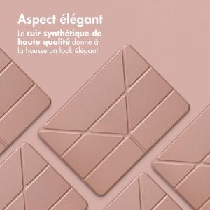 iMoshion Coque tablette Origami Lenovo Tab M10 Plus (3rd gen) - Rose Dorée