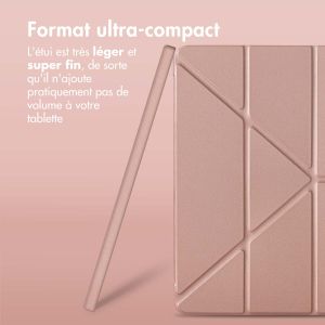 iMoshion Coque tablette Origami iPad 6 (2018) / 5 (2017) / Air 2 (2014) / Air 1 (2013) - Rose Dorée