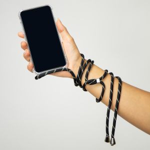 iMoshion Coque avec cordon iPhone 14 Plus - Noir / Dorée