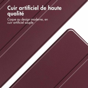 iMoshion Coque tablette Trifold Samsung Galaxy Tab A9 Plus - Bordeaux