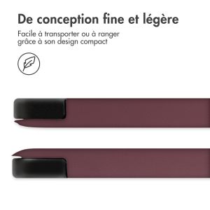 iMoshion Coque tablette Trifold Samsung Galaxy Tab A9 Plus - Bordeaux