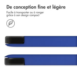 iMoshion Coque tablette Trifold Samsung Galaxy Tab A9 Plus - Cobalt Blue