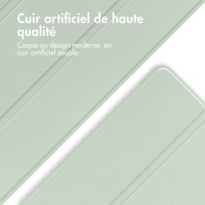 iMoshion Coque tablette Trifold Samsung Galaxy Tab A9 8.7 pouces - Vert clair