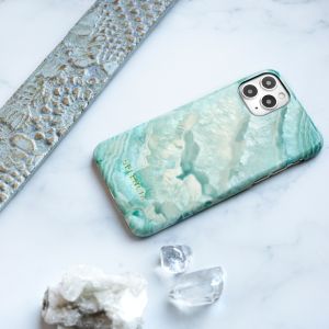 Selencia Coque Maya Fashion iPhone 12 (Pro) - Agate Turquoise