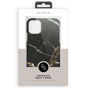Selencia Coque Maya Fashion iPhone 13 - Marble Black
