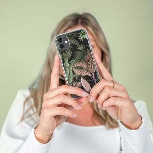 iMoshion Coque Design Samsung Galaxy A03s - Jungle - Vert / Rose