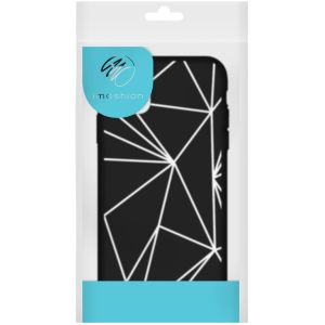 iMoshion Coque DesigniPhone SE (2022 / 2020) / 8 / 7 - Graphic Cube Black