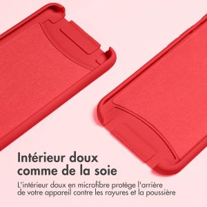 iMoshion Coque de couleur avec cordon amovible iPhone SE (2022 / 2020) / 8 / 7 - Rouge