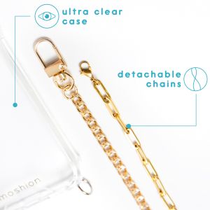 iMoshion Coque avec cordon + bracelet - Chaîne iPhone Xs / X - Dorée