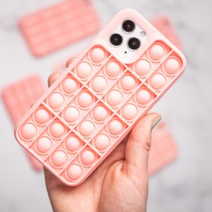 iMoshion Pop It Fidget Toy - Coque Pop It iPhone 12 (Pro)-Multicolor