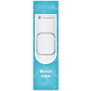 iMoshion Coque rigide à couverture complète Apple Watch Series 7 / 8 / 9 - 45 mm - Argent