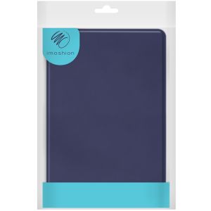 iMoshion ﻿Étui de liseuse portefeuille Slim Hard Sleepcover Amazon Kindle Oasis 3 - Bleu foncé