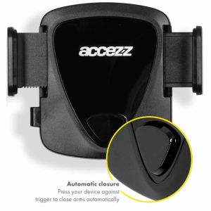 Accezz Support de téléphone pour voiture iPhone SE (2022) - Universel - Tableau de bord - Noir