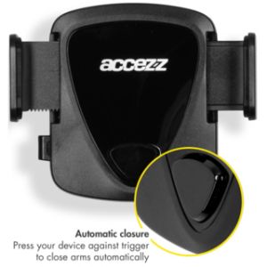 Accezz Support de téléphone voiture iPhone 6s Plus - Réglable - Universel - Grille de ventilation - Noir 