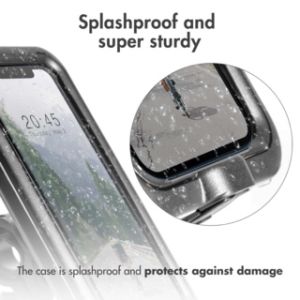 Accezz Support de téléphone vélo Pro Samsung Galaxy A52 (5G) - Universel - Avec étui - Noir