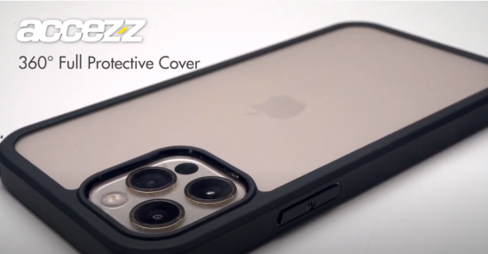 Accezz ﻿Coque de protection intégrale à 360° iPhone 12 (Pro) - Vert