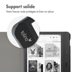 iMoshion Design Slim Hard Sleepcover avec support Tolino Vision 5 - Bordeaux Graphic