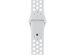 Apple Nike Sport Band Apple Watch Series 1-9 / SE - 38/40/41 mm - Pure Platinum/White