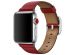 Apple Leather Band Classic Buckle Apple Watch Series 1-9 / SE - 38/40/41 mm - Ruby