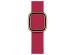 Apple Leather Band Modern Buckle Apple Watch Series 1-9 / SE - 38/40/41 mm - Taille S - Raspberry