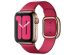 Apple Leather Band Modern Buckle Apple Watch Series 1-9 / SE - 38/40/41 mm - Taille S - Raspberry