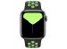Apple Nike Sport Band Apple Watch Series 1-9 / SE / Ultra (2) - 42/44/45/49mm - Black/ Lime Blast