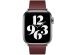 Apple Leather Band Modern Buckle Apple Watch Series 1-9 / SE - 38/40/41 mm - Taille M - Garnet