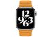 Apple Leather Link Apple Watch Series 1-9 / SE - 38/40/41 mm - Taille M/L - California Poppy