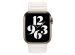 Apple Leather Link pour l'Apple Watch Series 1-9 / SE - 38/40/41 mm - Taille M/L - Chalk