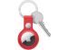 Apple Leather Key Ring Apple AirTag - Red