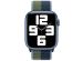 Apple Sport Loop bracelet Apple Watch Series 1-9 / SE - 38/40/41 mm - Abyss Blue/Moss Green