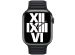 Apple Leather Link Apple Watch Series 1-9 / SE / Ultra (2) - 42/44/45/49mm - Taille M/L - Midnight