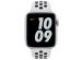 Apple Nike Sport Band Apple Watch Series 1-9 / SE - 38/40/41 mm - Pure Platinum/Black
