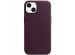 Apple Coque Leather MagSafe iPhone 13 - Dark Cherry